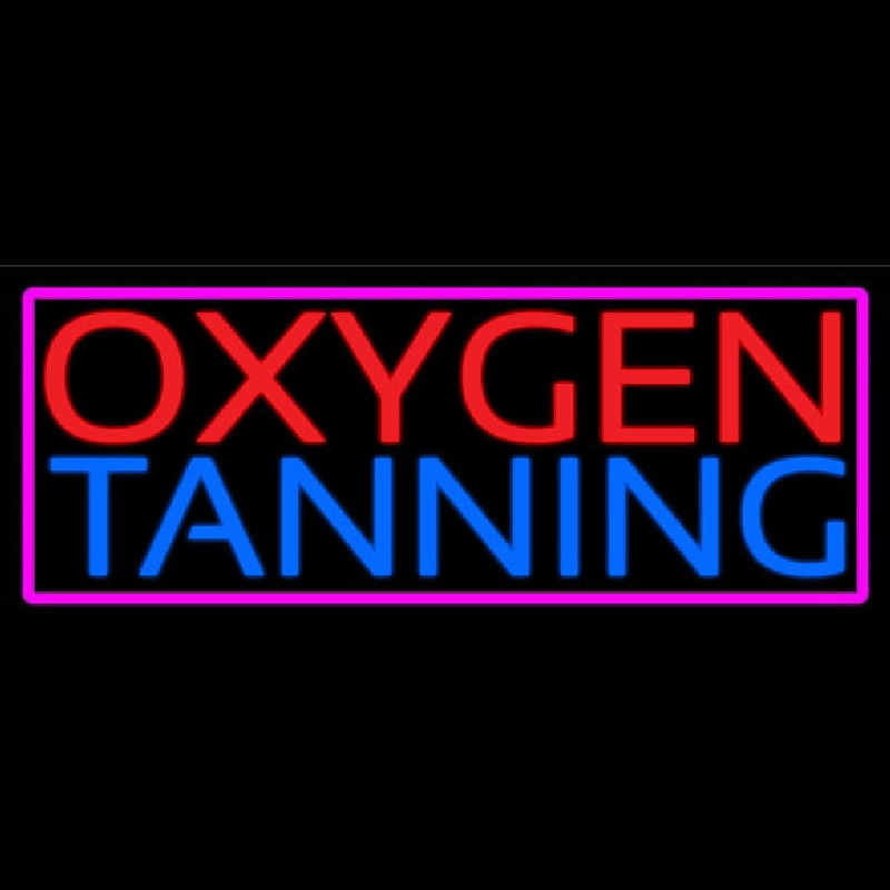 O ygen Tanning Neonreclame