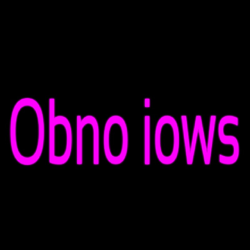 Obno iows Neonreclame