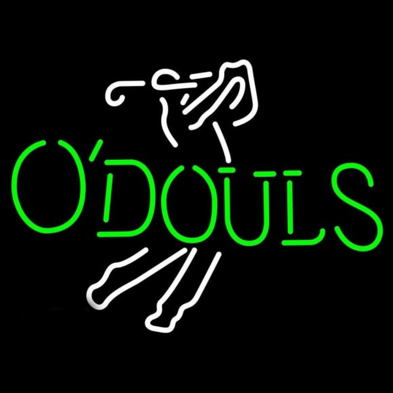 Odouls Golfer Beer Sign Neonreclame