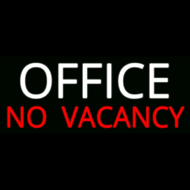 Office No Vacancy Neonreclame