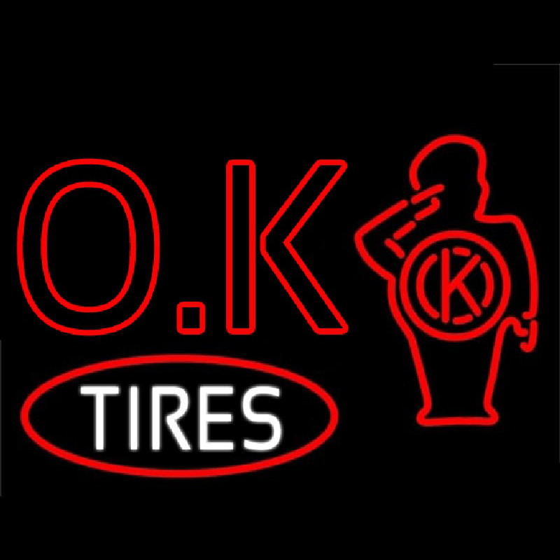 Ok Tires Neonreclame