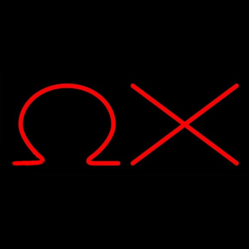 Omega Chi Neonreclame