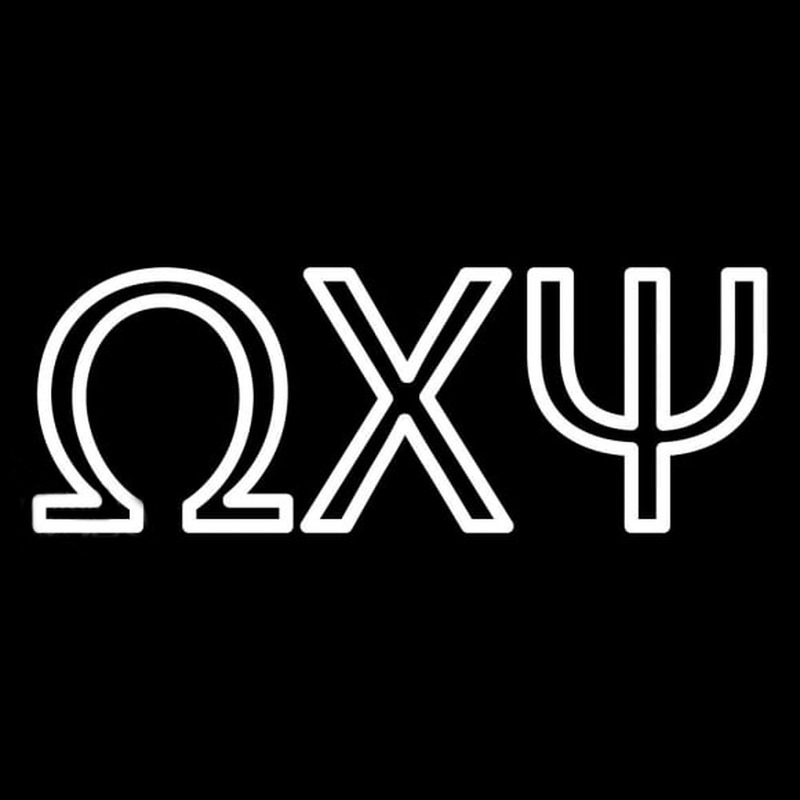 Omega Chi Psi Neonreclame