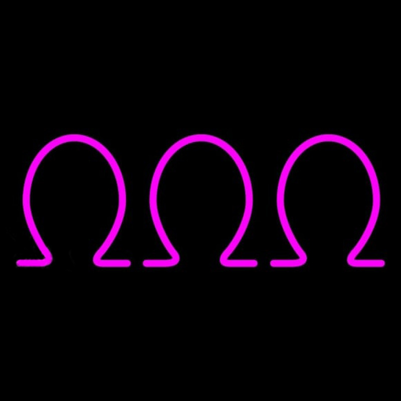 Omega Omega Omega Neonreclame