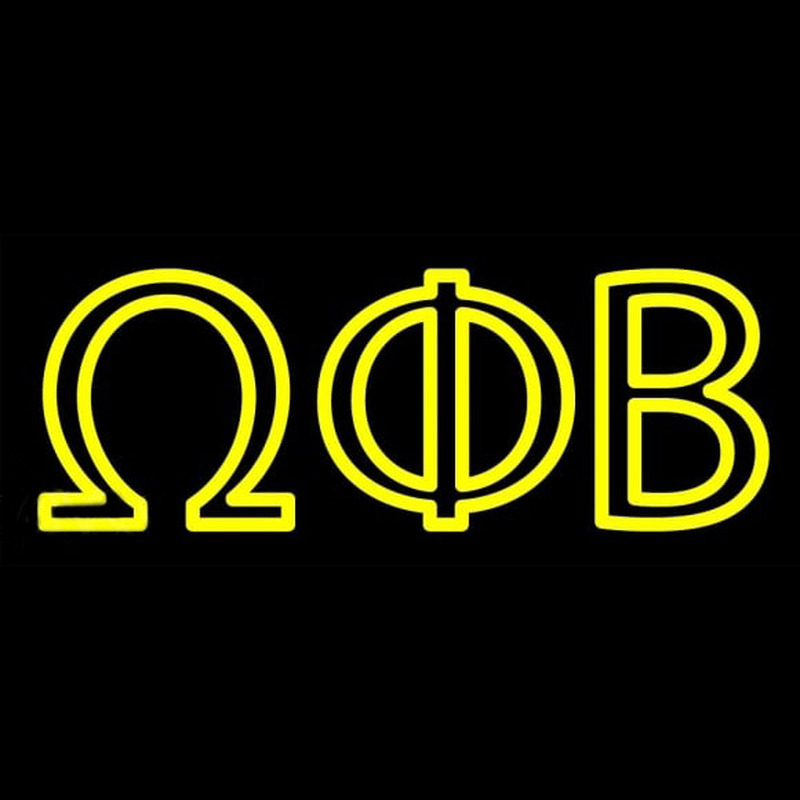 Omega Phi Beta Neonreclame
