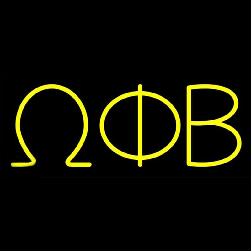 Omega Phi Beta Neonreclame