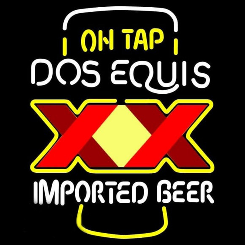 On Tap Dos Equis Beer Sign Neonreclame