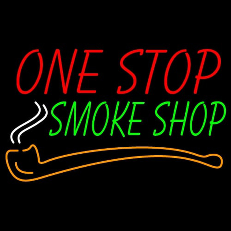 One Stop Smoke Shop Neonreclame