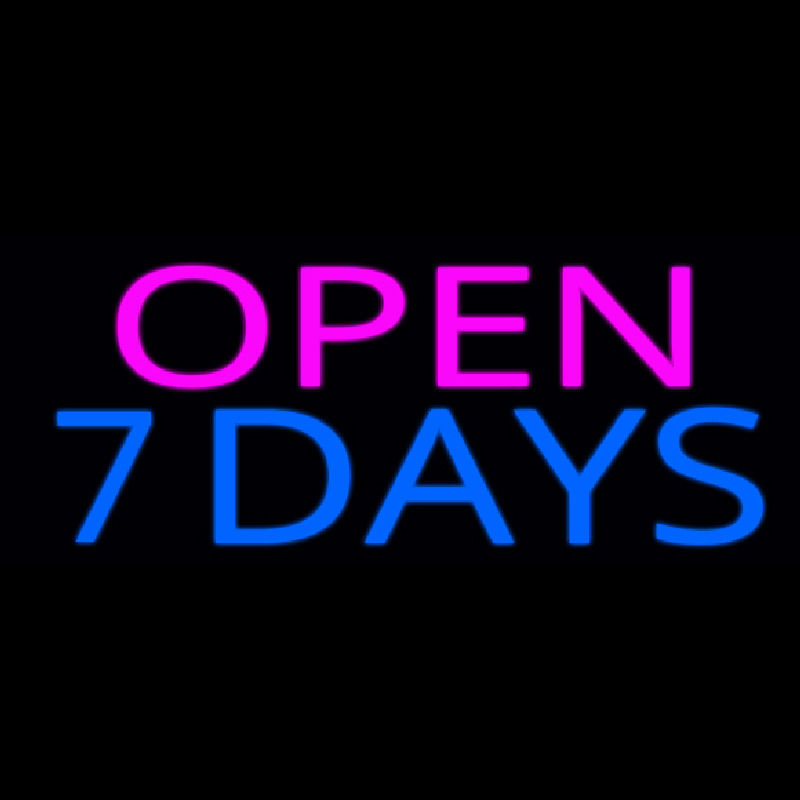 Open 7 Days Neonreclame