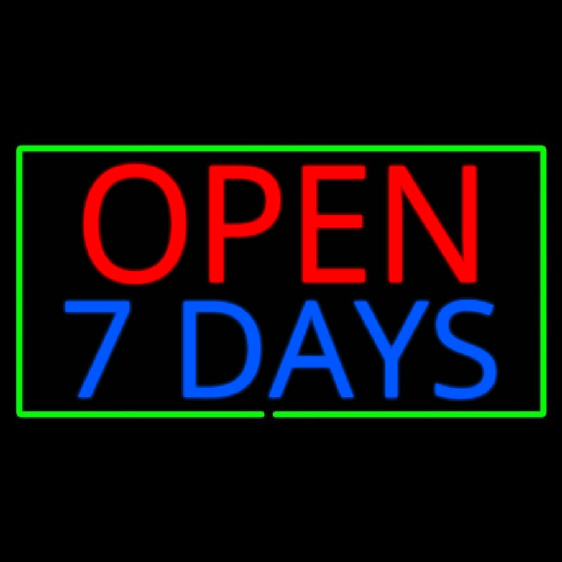 Open 7 Days Neonreclame