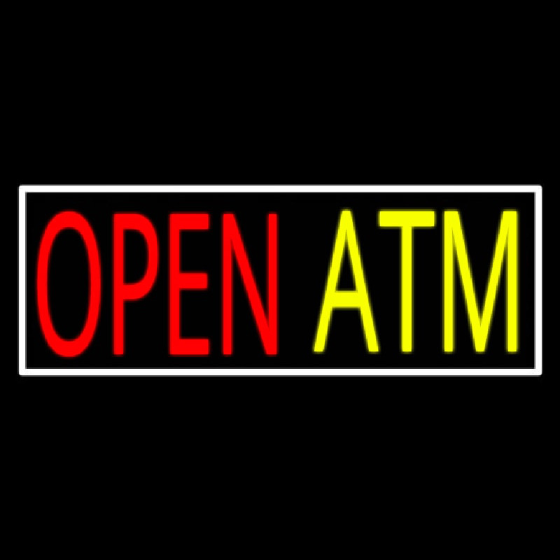 Open Atm 1 Neonreclame