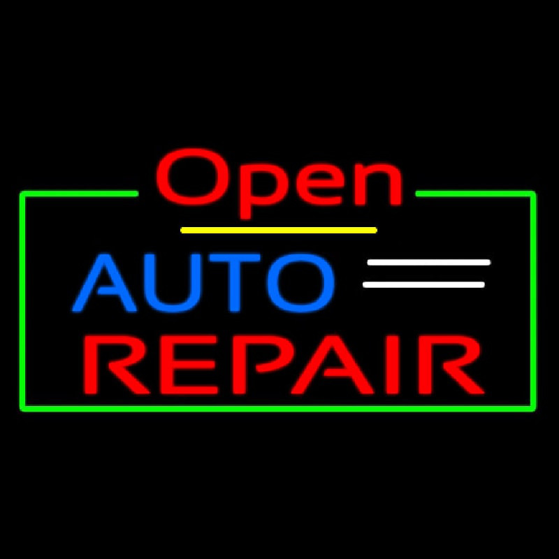 Open Auto Repair Neonreclame