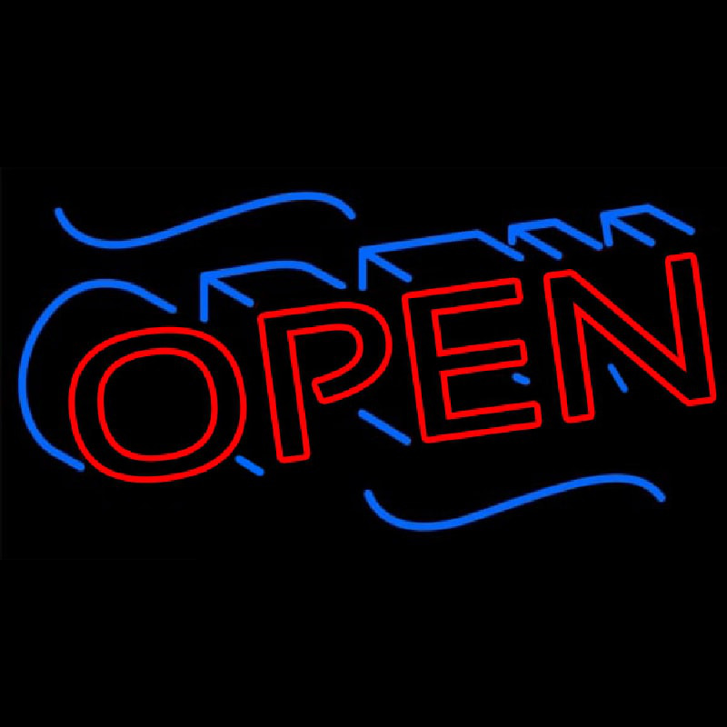 Open Block Neonreclame