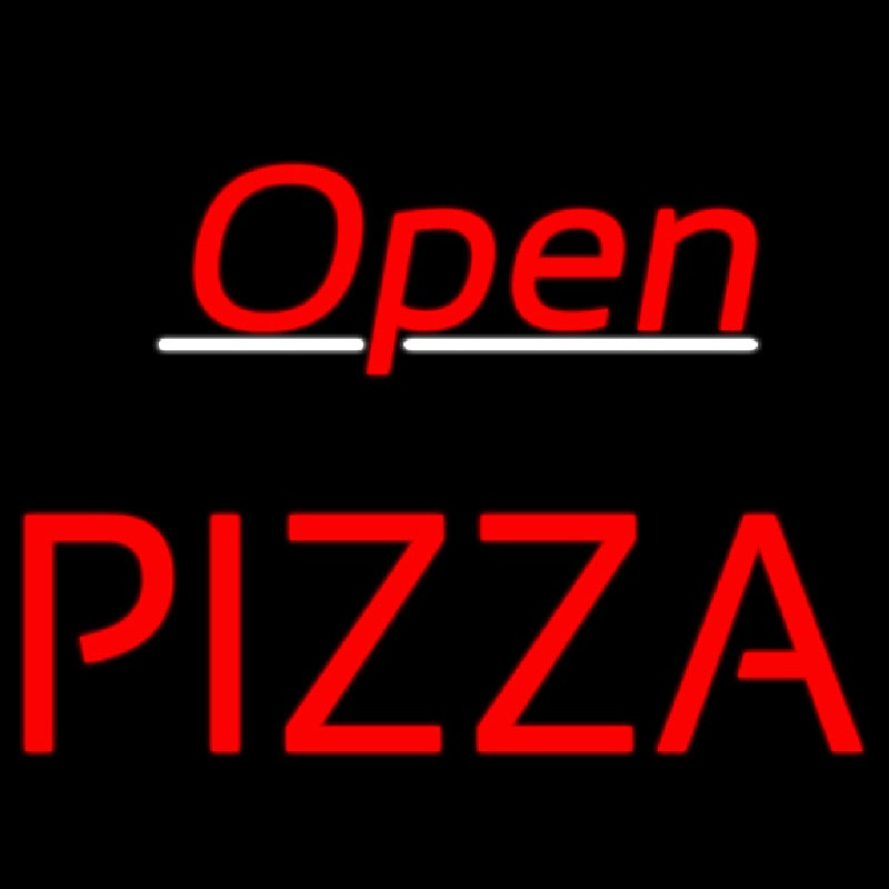 Open Block Pizza Neonreclame