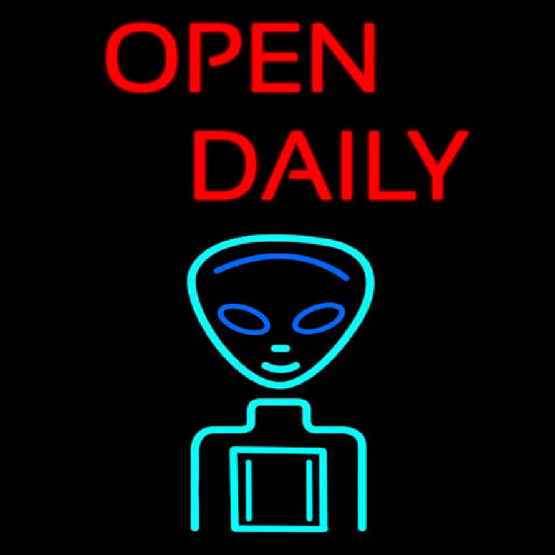 Open Daily Neonreclame