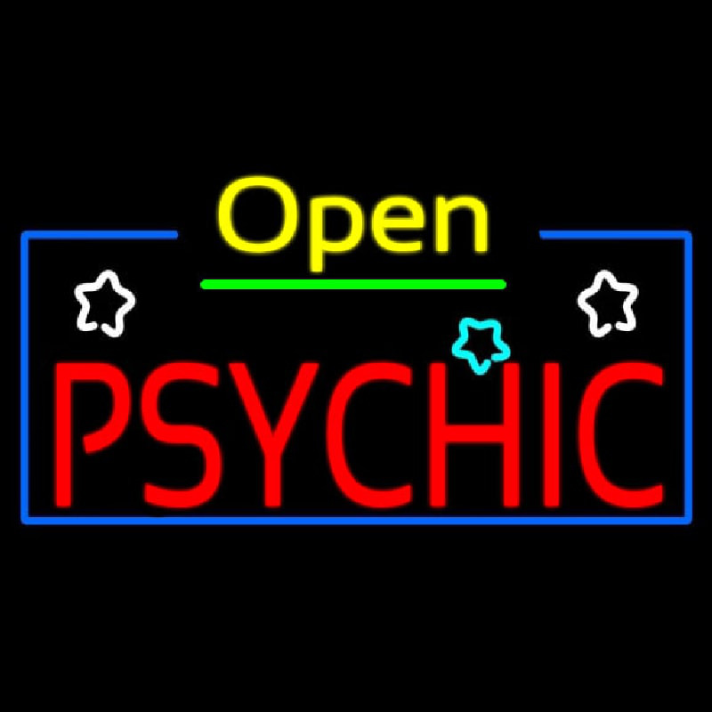 Open Psychic Neonreclame