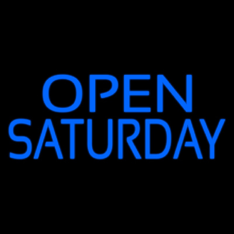 Open Saturday Neonreclame