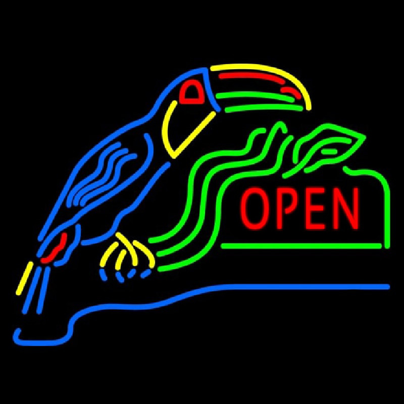 Open With Parrot Neonreclame