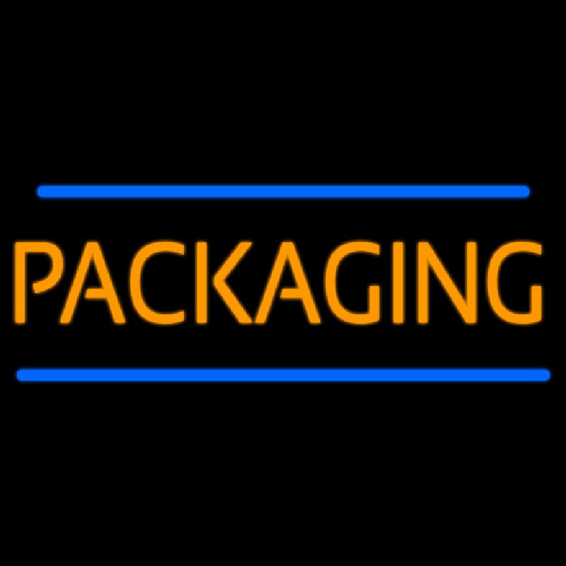 Orange Packaging Neonreclame