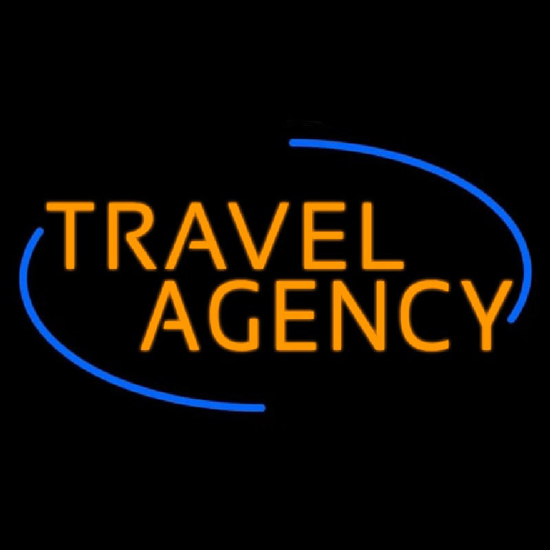 Orange Travel Agency Neonreclame