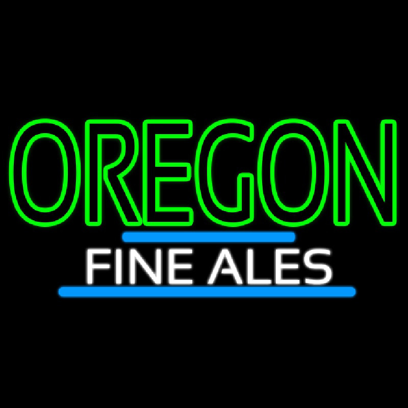 Oregon Fine Ales Neonreclame