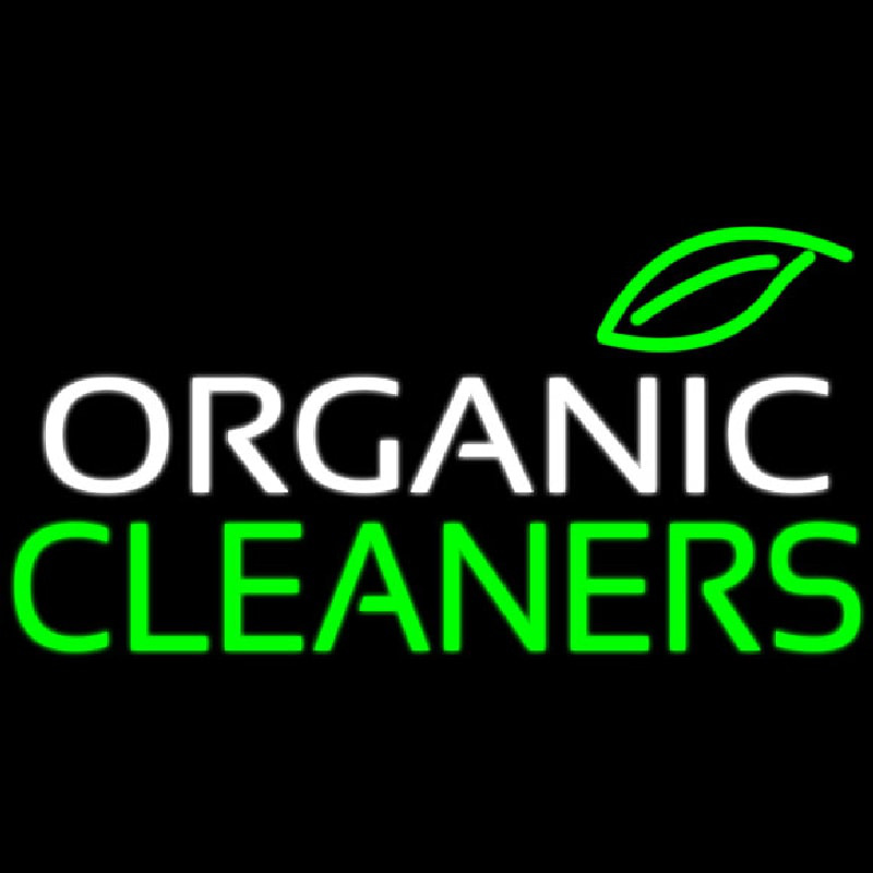 Organic Cleaners Neonreclame
