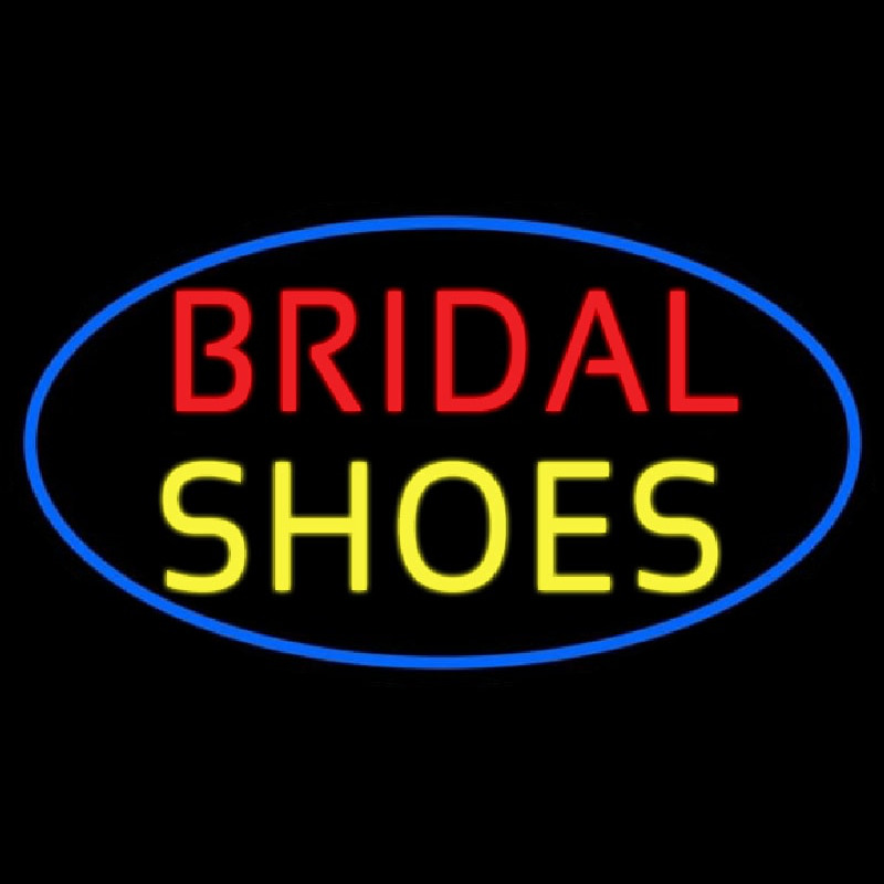Oval Bridal Shoes Neonreclame