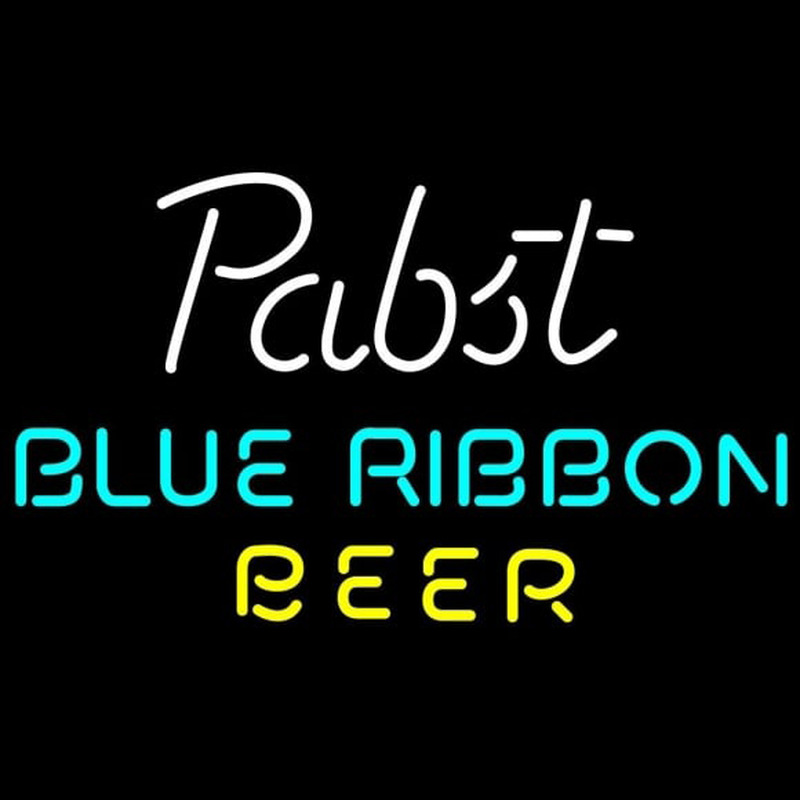 Pabst Blue- Ribbon Beer Te t Beer Sign Neonreclame
