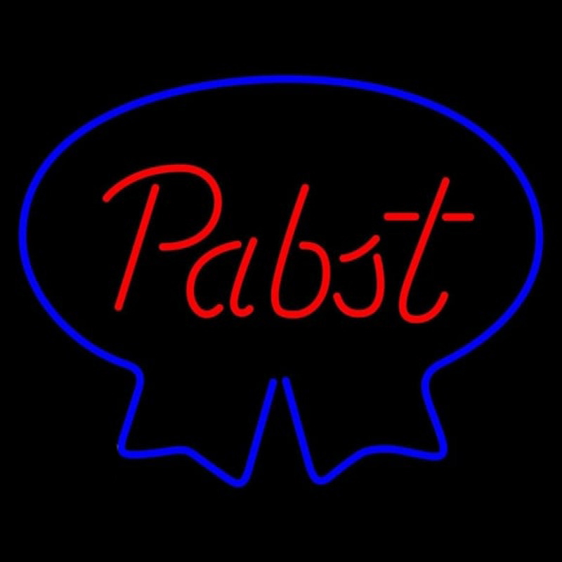 Pabst Blue Ribbon Beer Sign Neonreclame