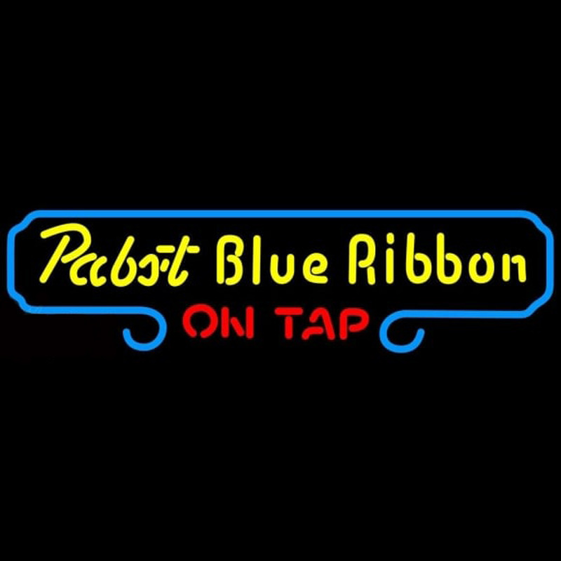 Pabst Blue Ribbon On Tap Beer Sign Neonreclame