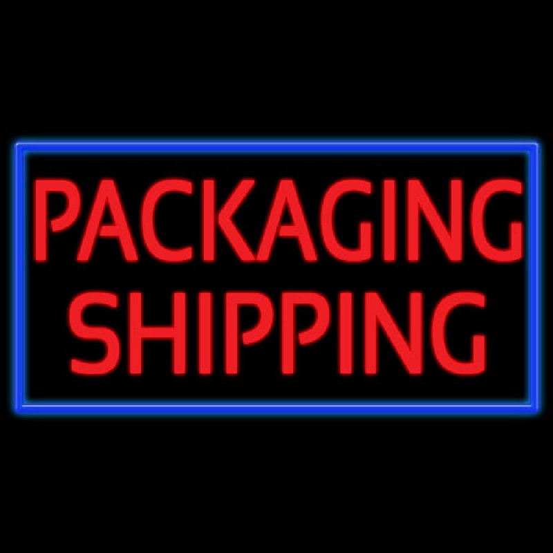 Packaging Shipping Neonreclame