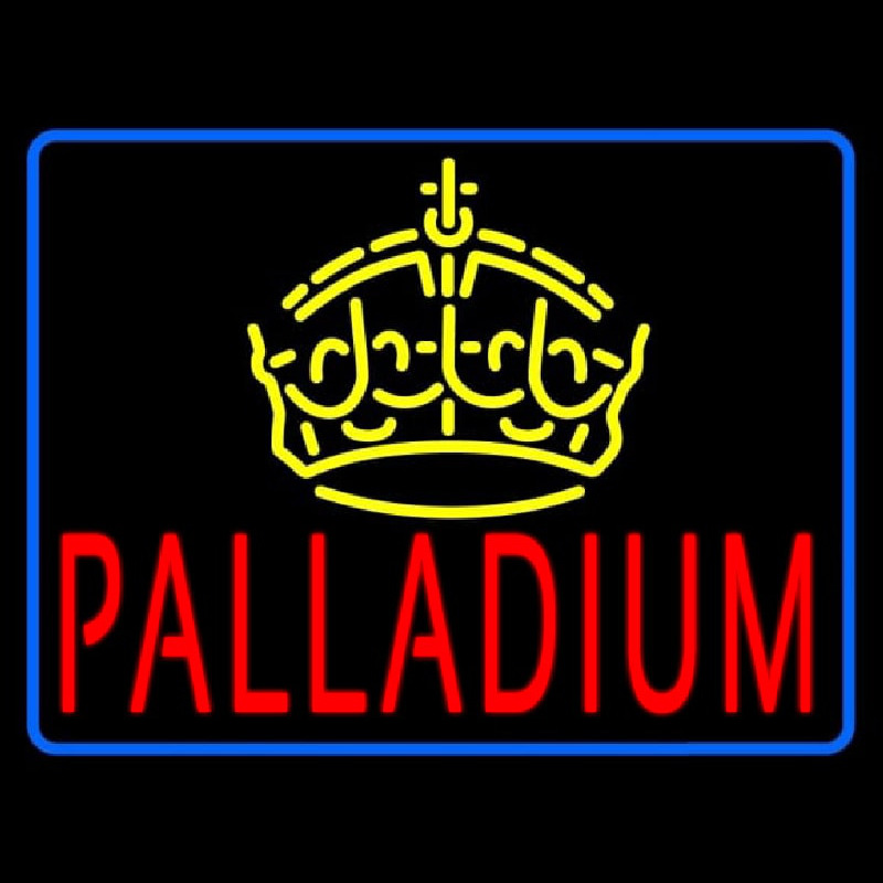 Palladium Block Crown Neonreclame