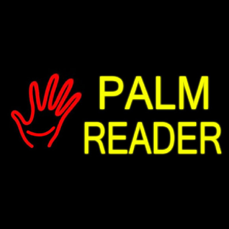 Palm Reader Logo Neonreclame