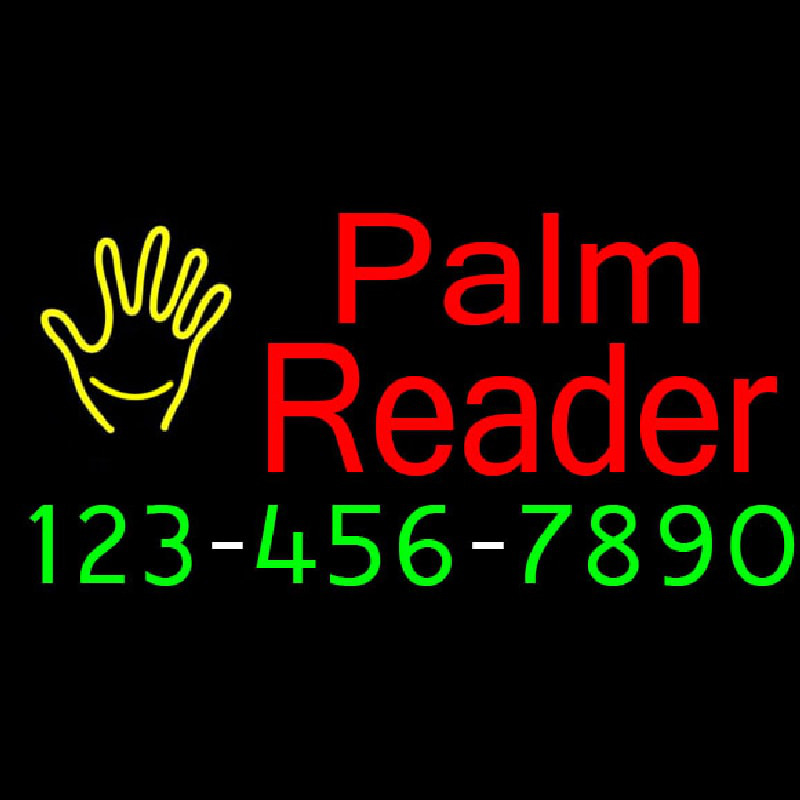 Palm Reader With Phone Number Neonreclame
