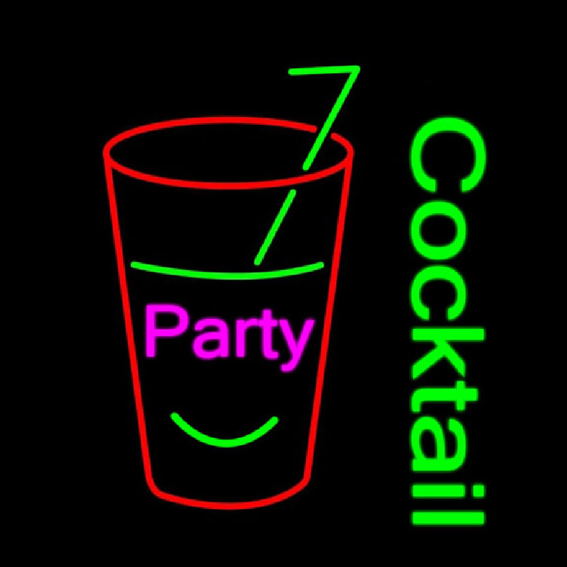Party Cock Tail Neonreclame