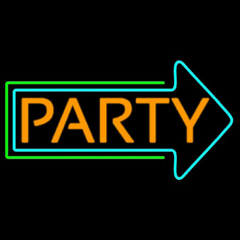 Party With Arrow Neonreclame