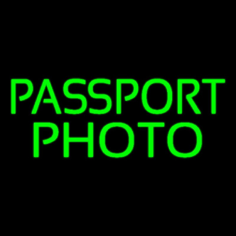 Passport Photo Block Neonreclame