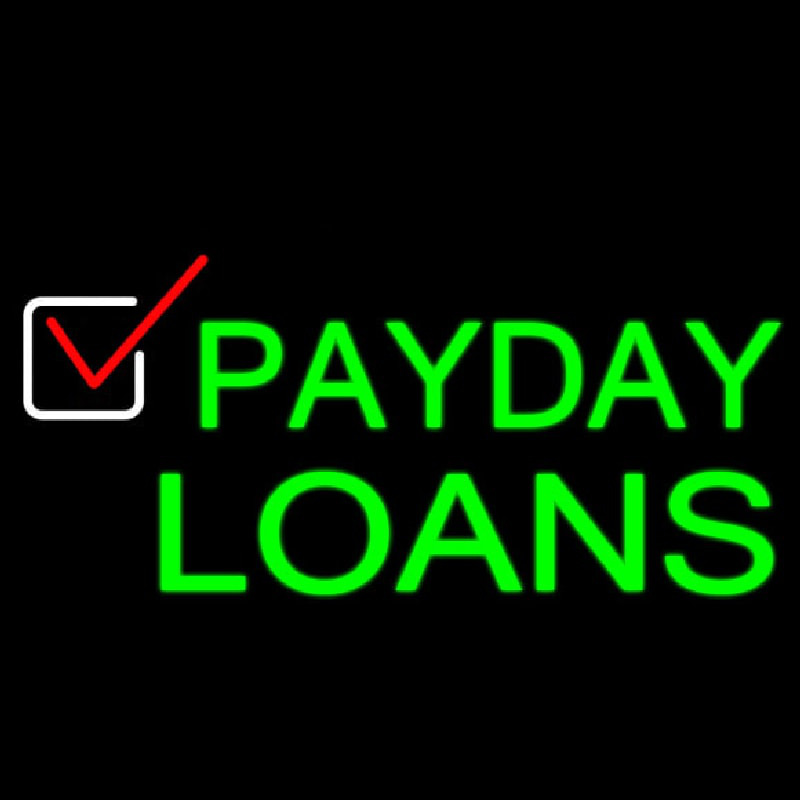 Payday Loans Neonreclame