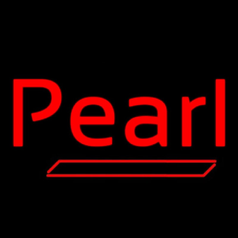 Pearl Red Line Neonreclame