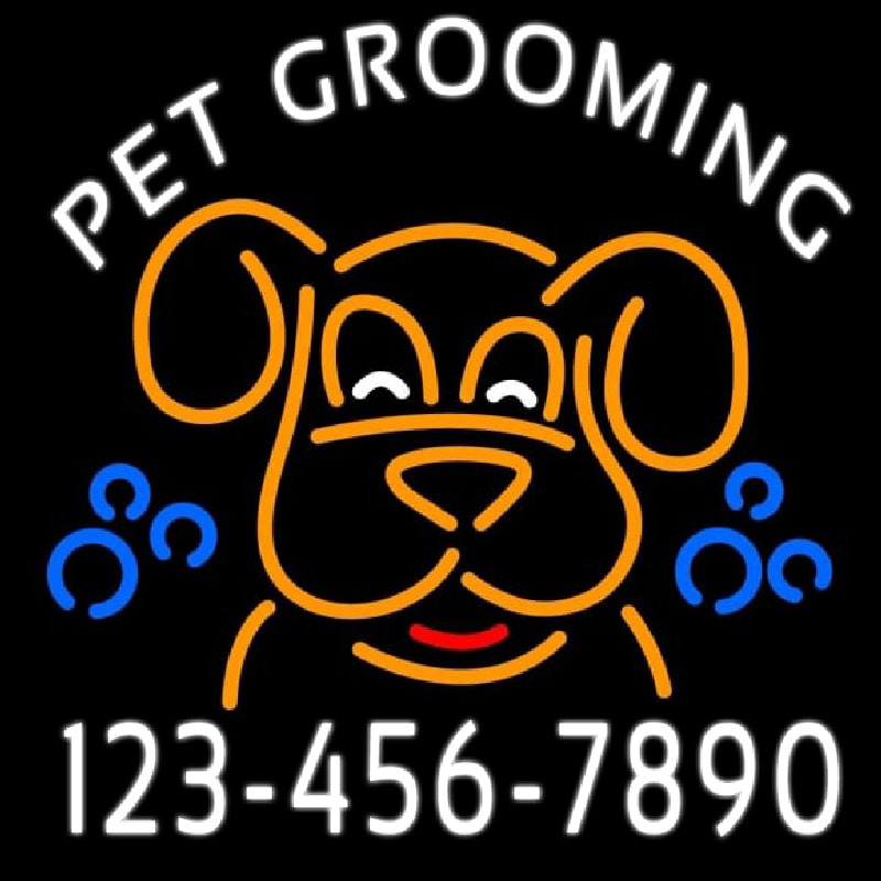 Pet Grooming Phone Number Neonreclame