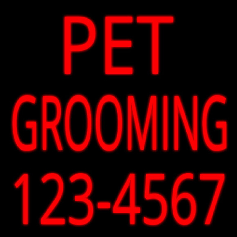 Pet Grooming With Phone Number Neonreclame