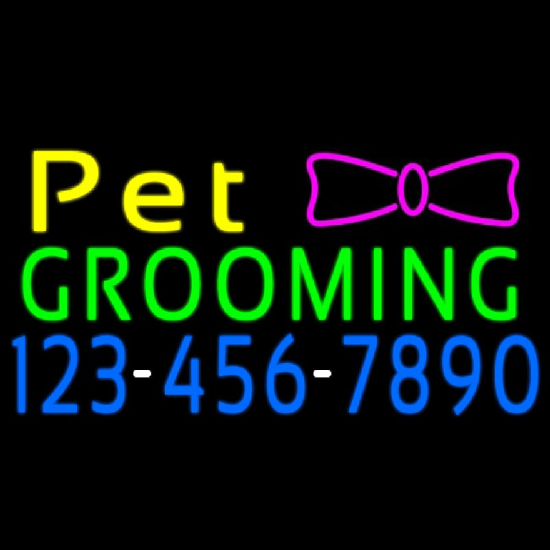 Pet Grooming With Phone Number Neonreclame