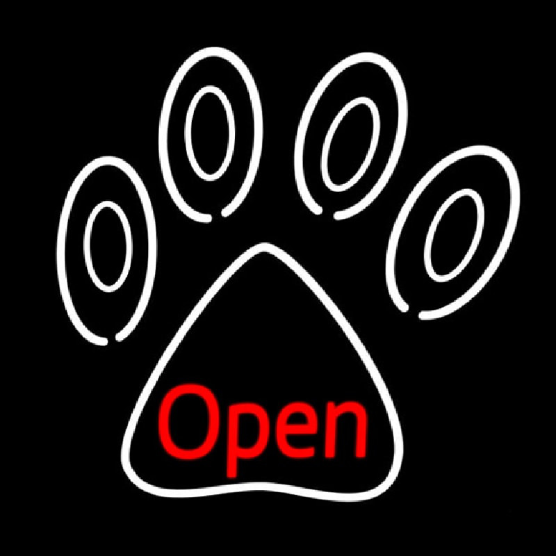 Pet Open 1 Neonreclame