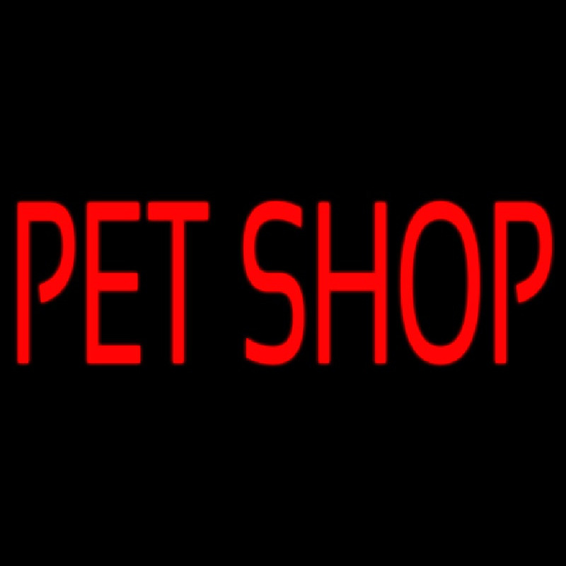Pet Shop Block Neonreclame