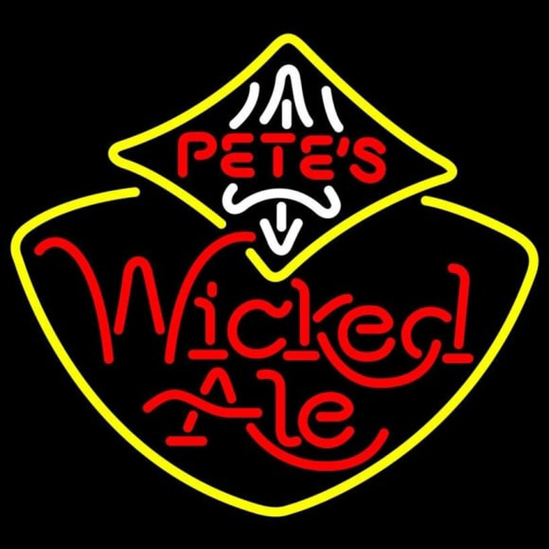 Petes Wicked Ale Beer Sign Neonreclame