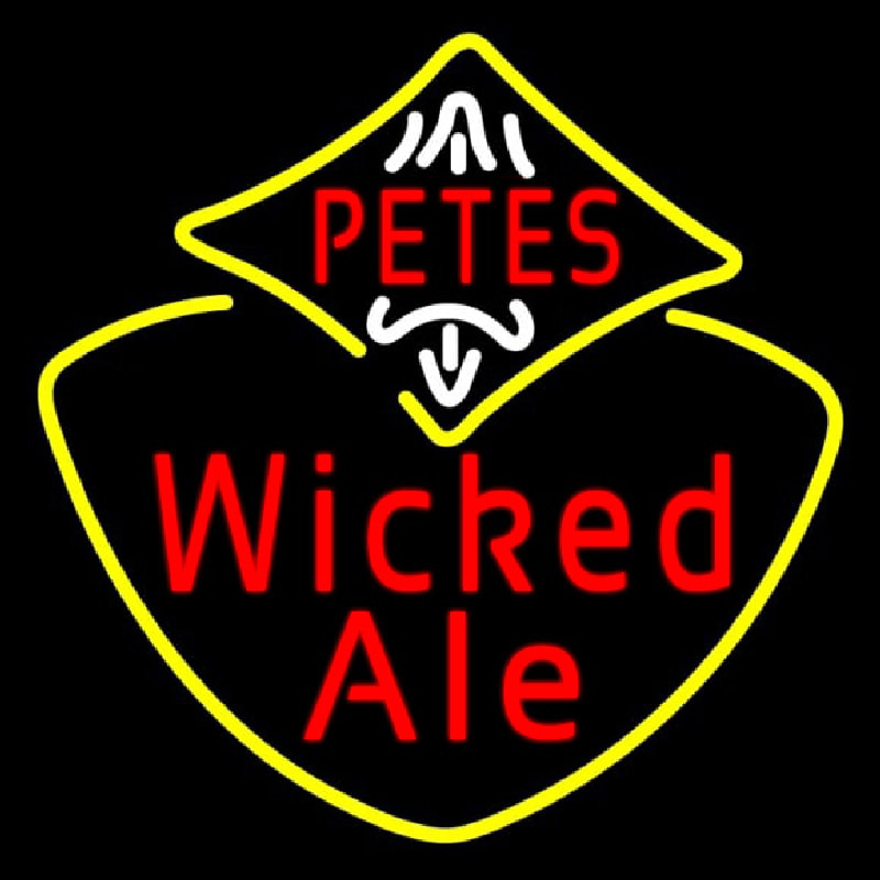 Petes Wicked Ale Neonreclame