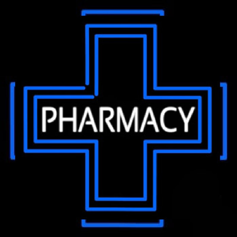 Pharmacy Inside Plus Logo Neonreclame