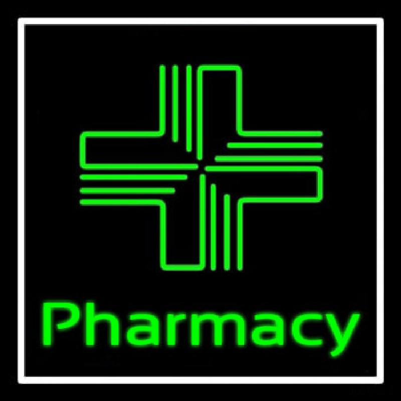 Pharmacy With Plus Logo Neonreclame