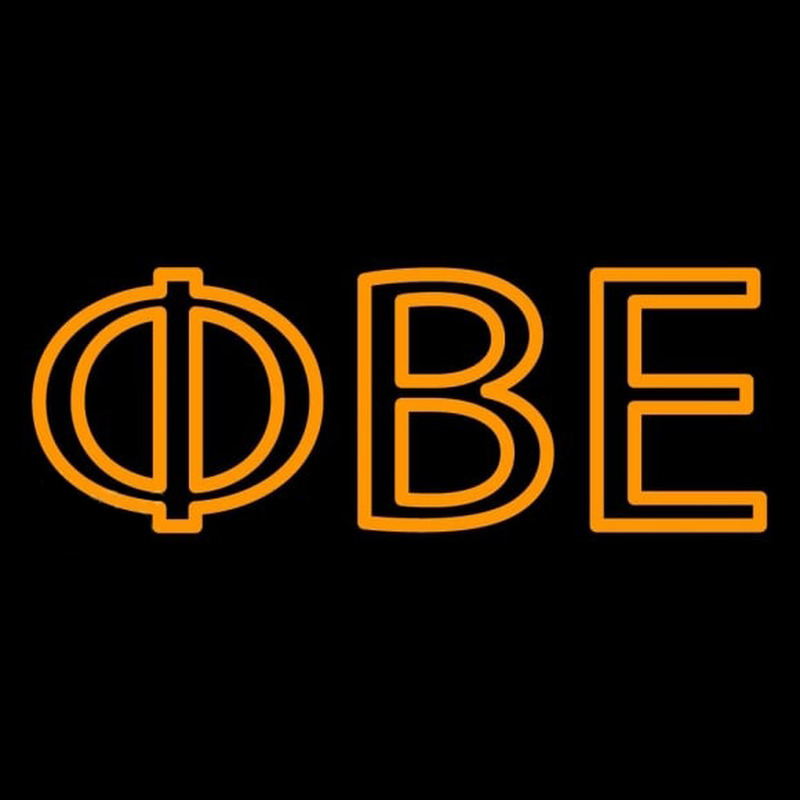 Phi Beta Epsilon Neonreclame