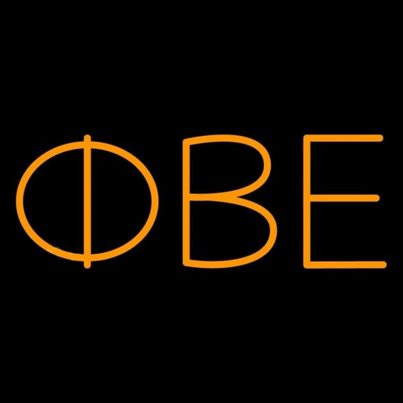 Phi Beta Epsilon Neonreclame